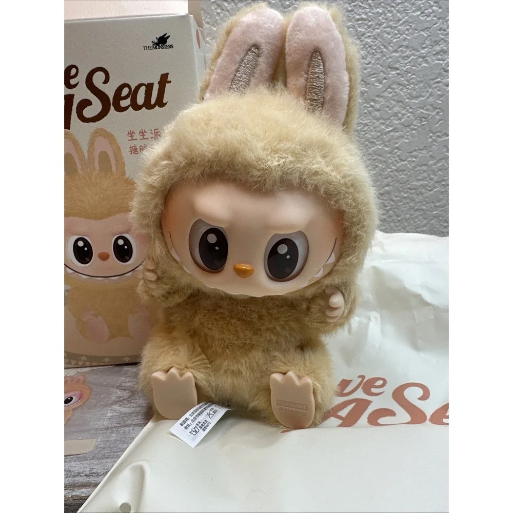 $19 🌙 POP MART Labubu The Monsters Have A Seat BaBa Plush Figure Open Box